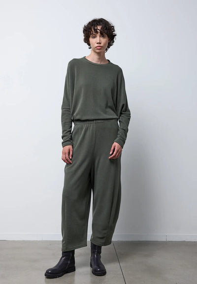 Pantalone con riprese ed elastico in vita — FOREST