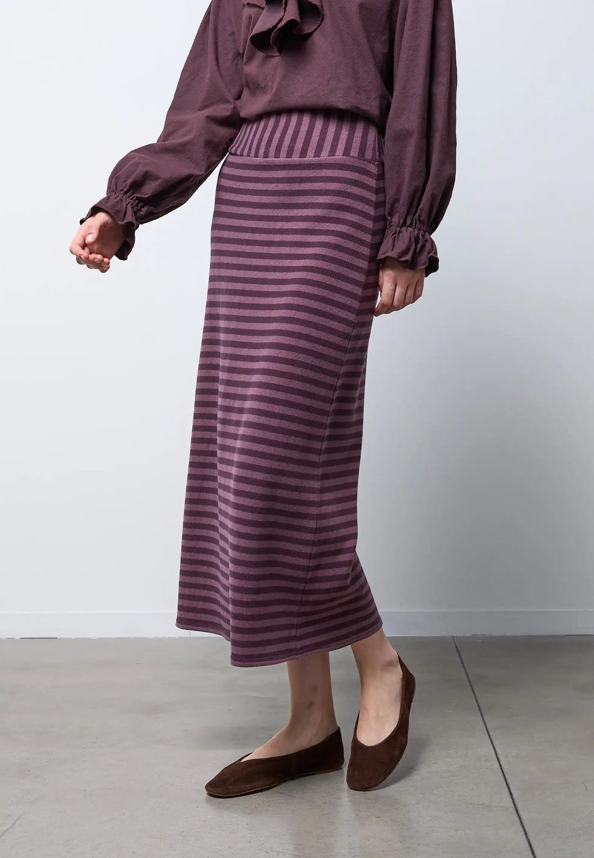 Gonna lunga tubino in caldo cotone — FIG