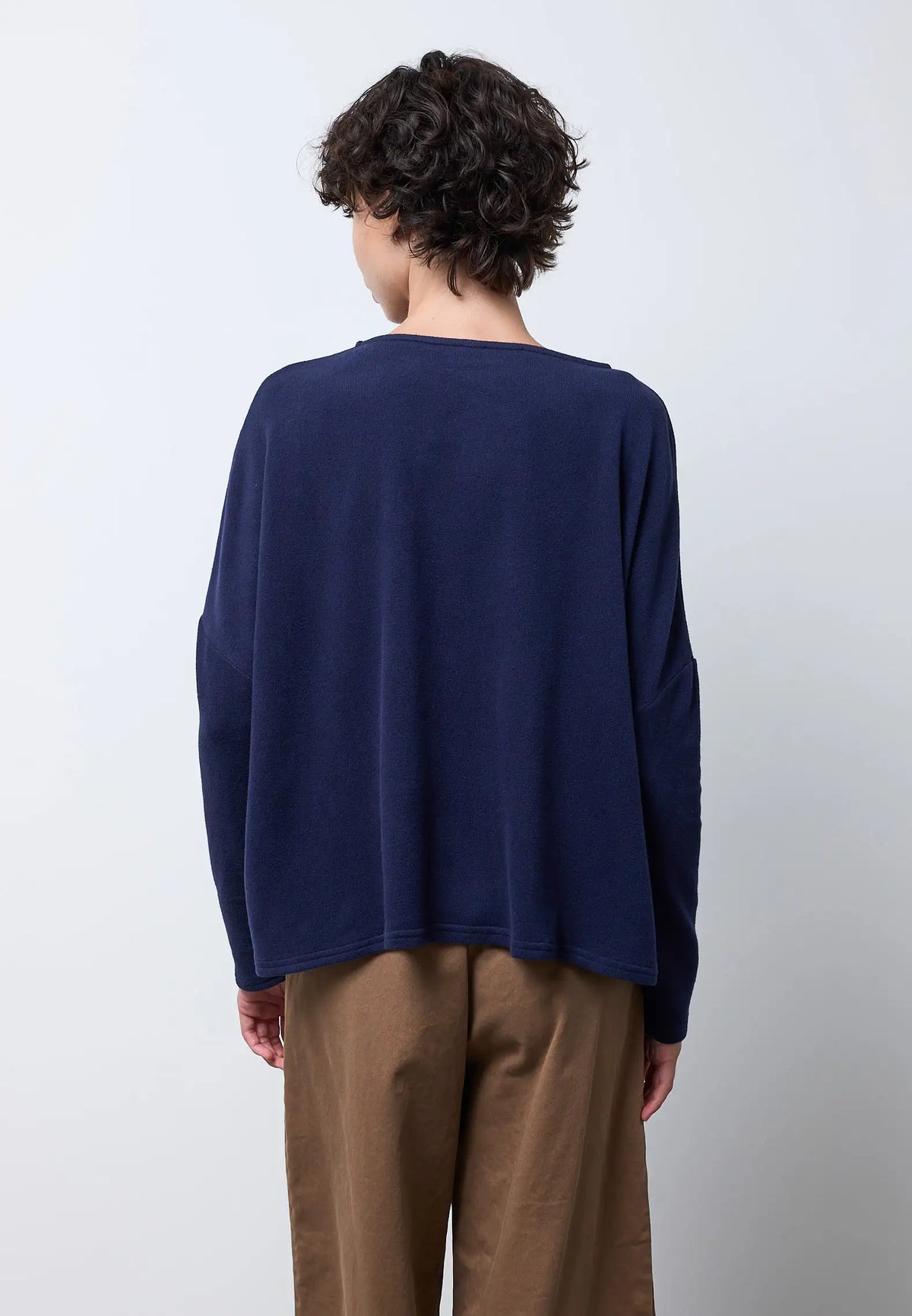 Maglia di forma quadrata scollo barca arrotondato — OCEANO