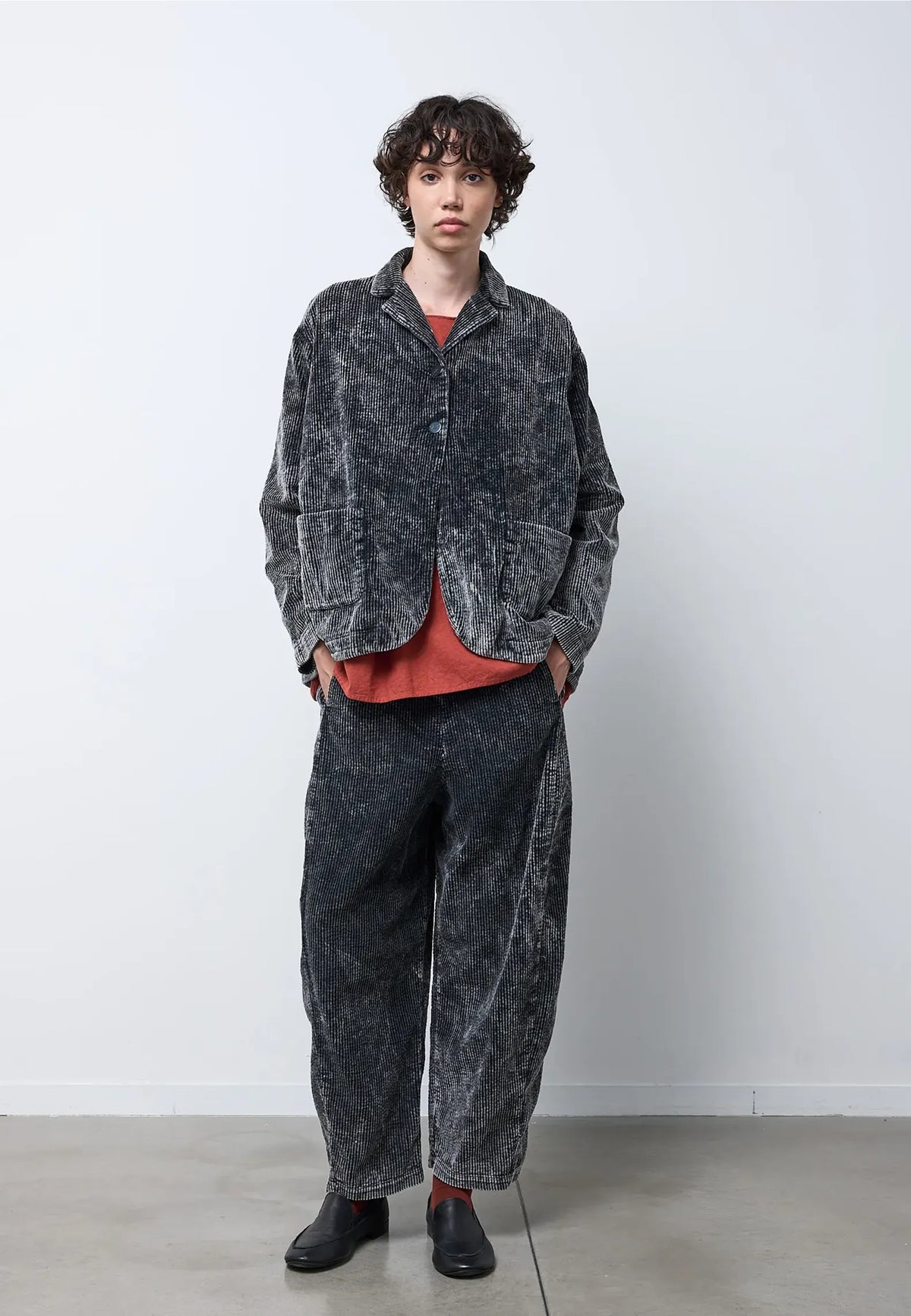 Giacca velluto sfumato — INOX