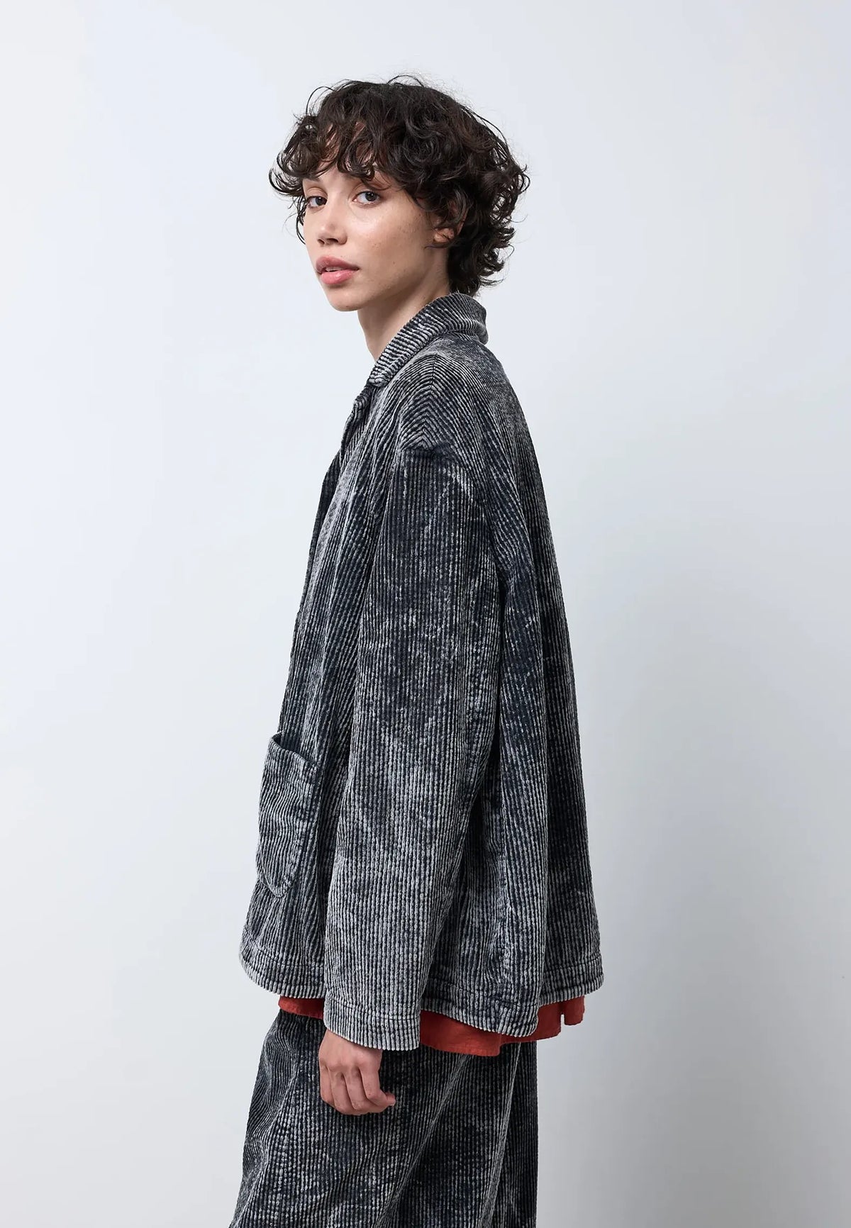 Giacca velluto sfumato — INOX