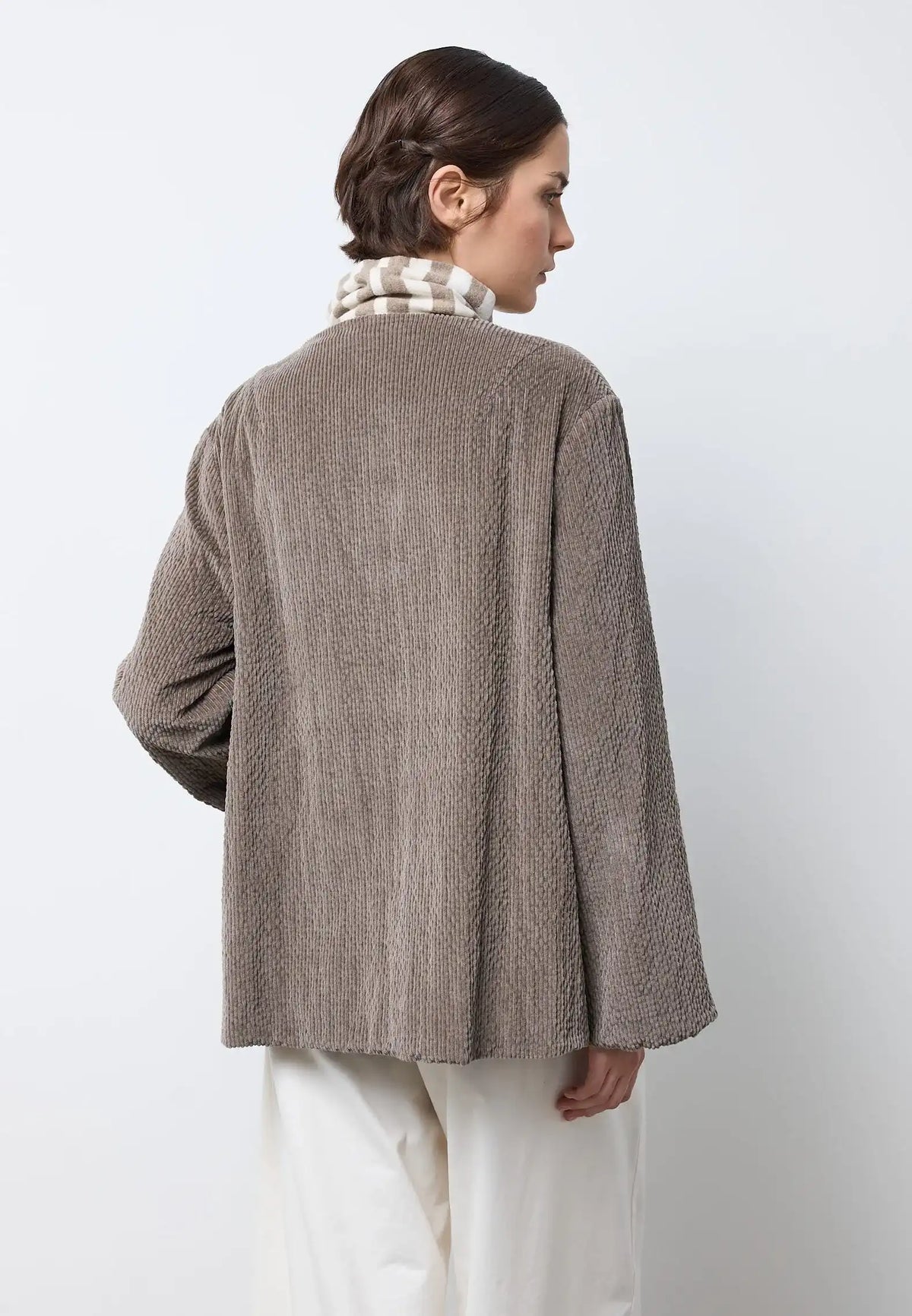 Giacca girocollo con tasche — TWIG
