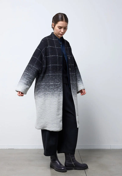 Cappotto lungo over — LANA CHECK