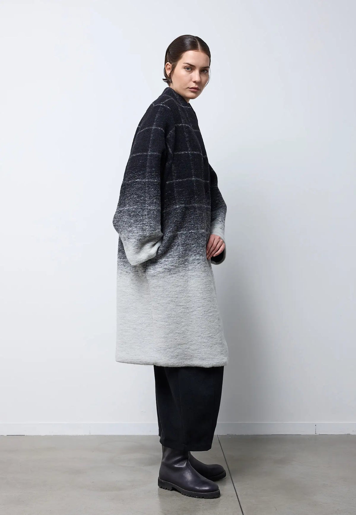 Cappotto lungo over — LANA CHECK