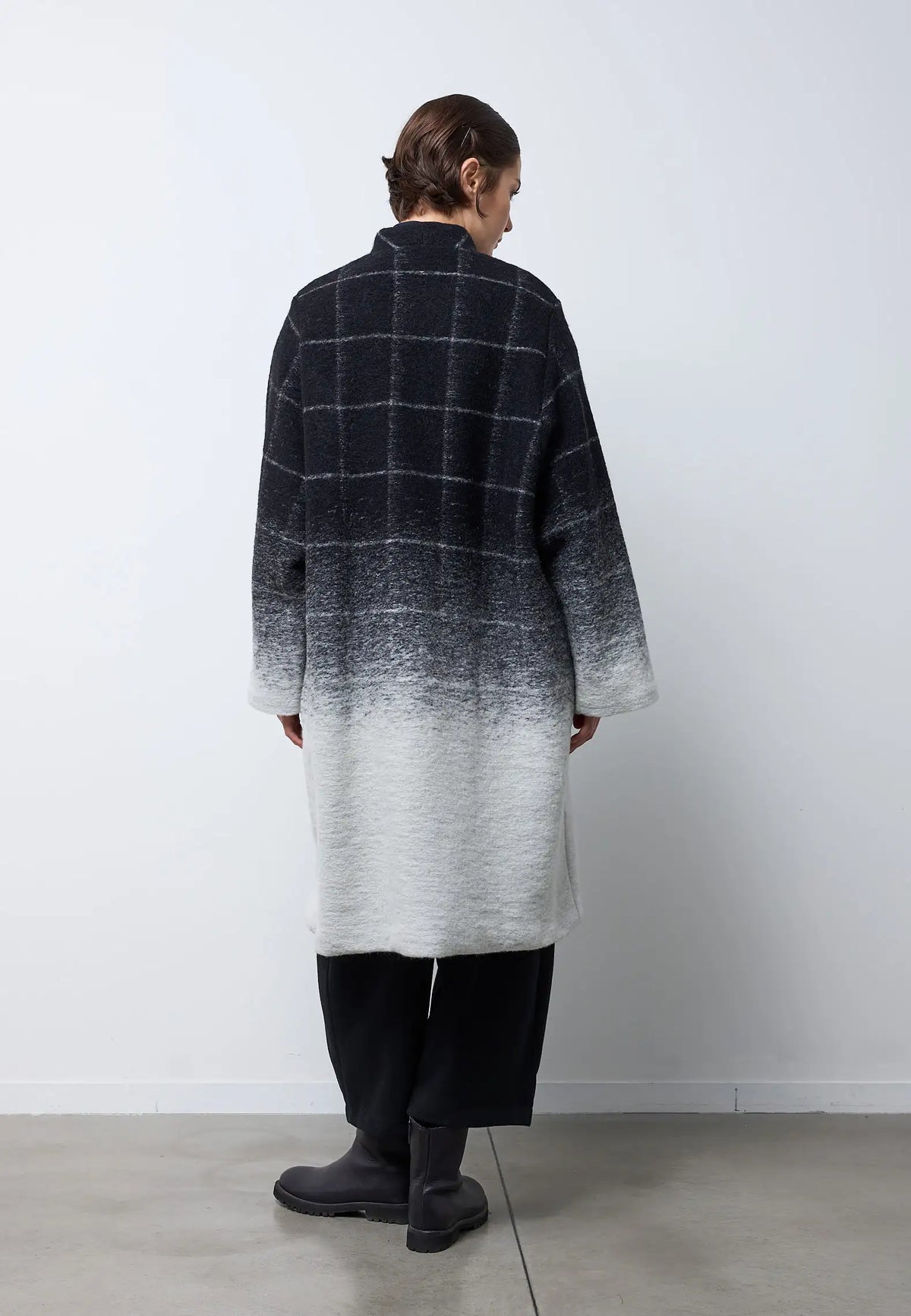 Cappotto lungo over — LANA CHECK