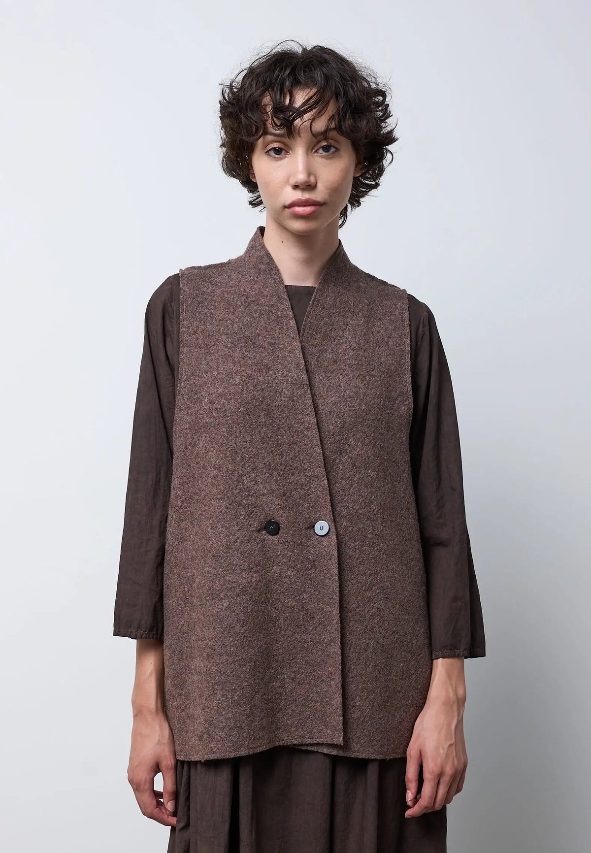 Gilet lana cotta