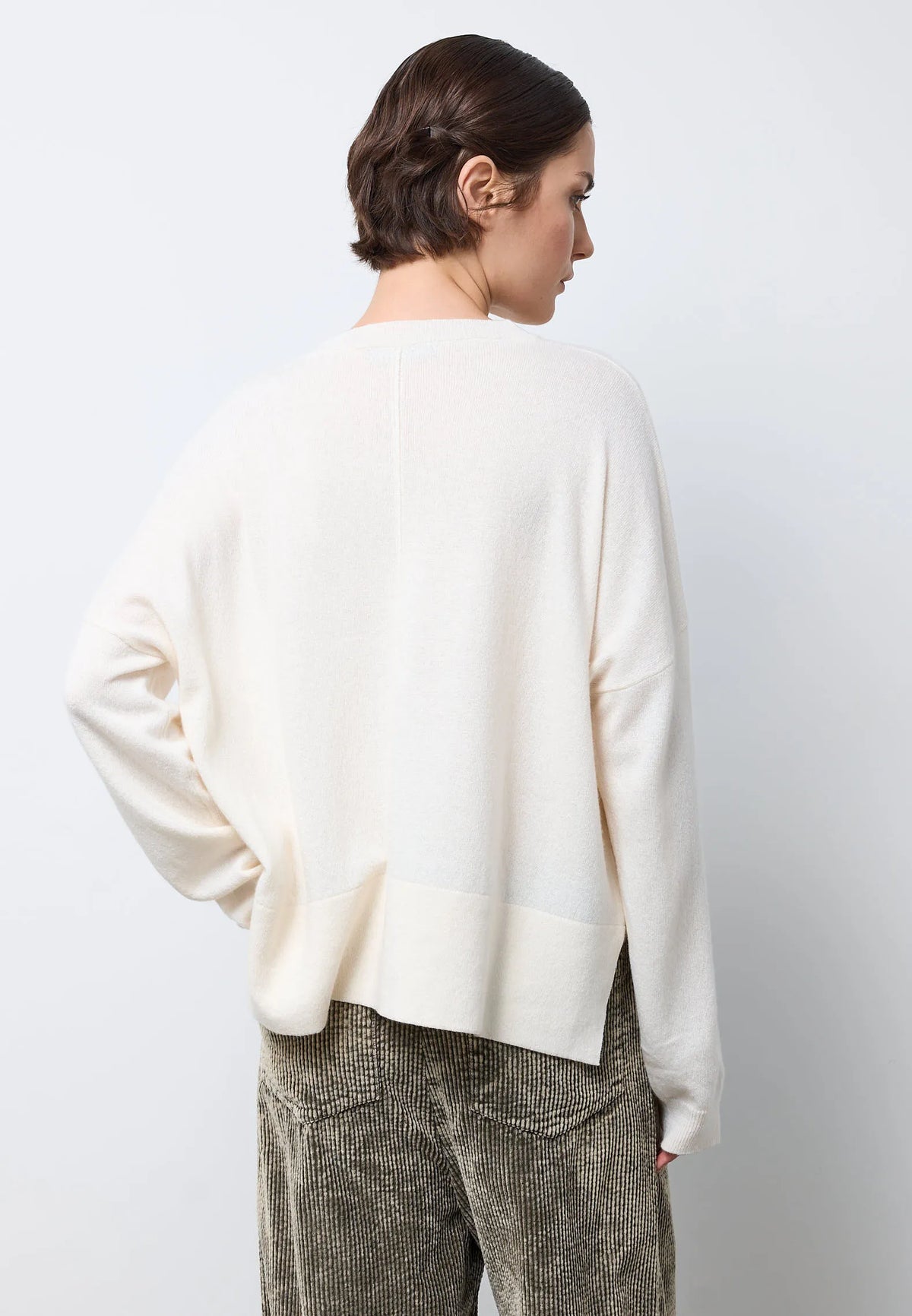 Maglia con tasca — NATURALE