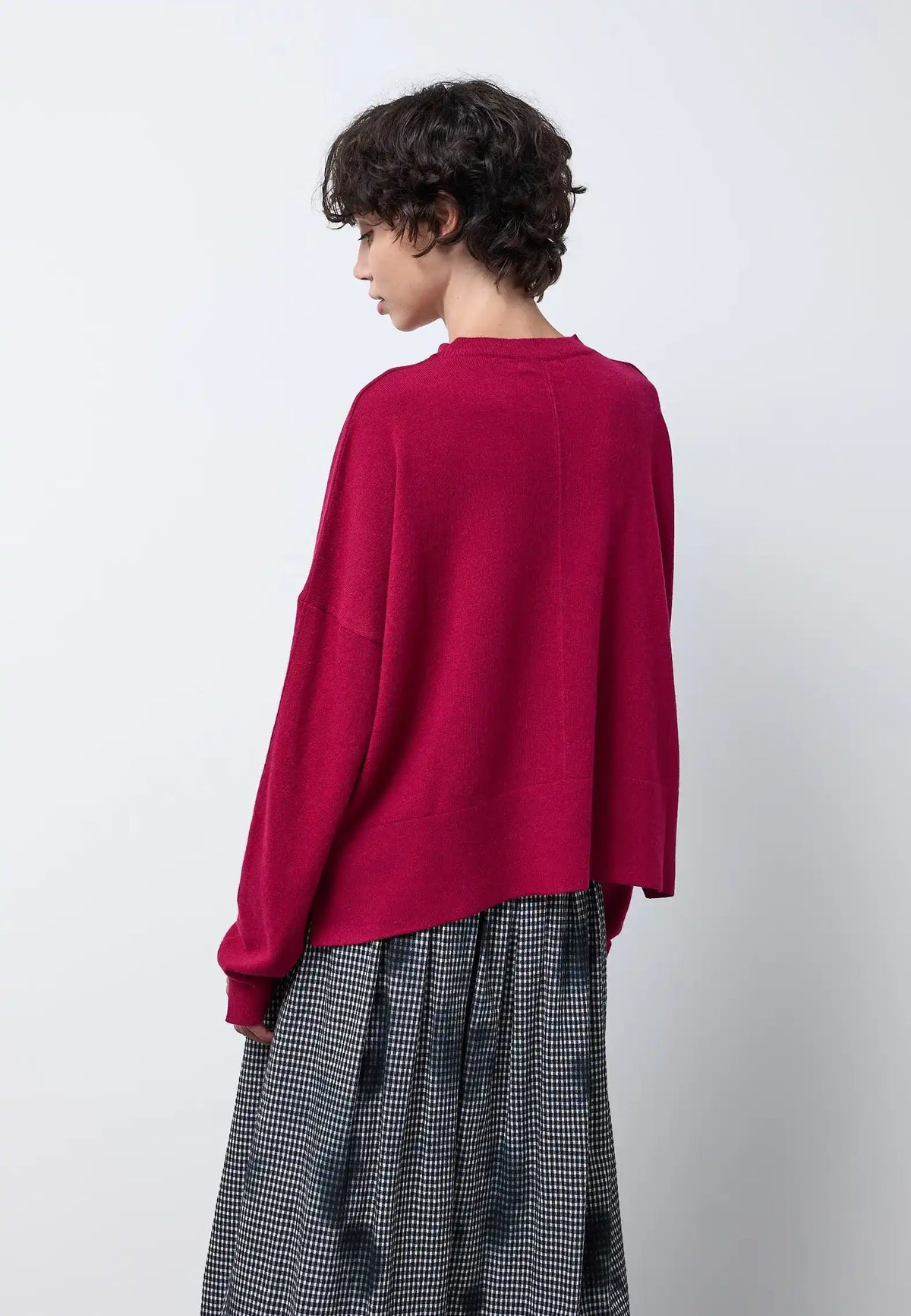 Maglia con tasca — CREMISI