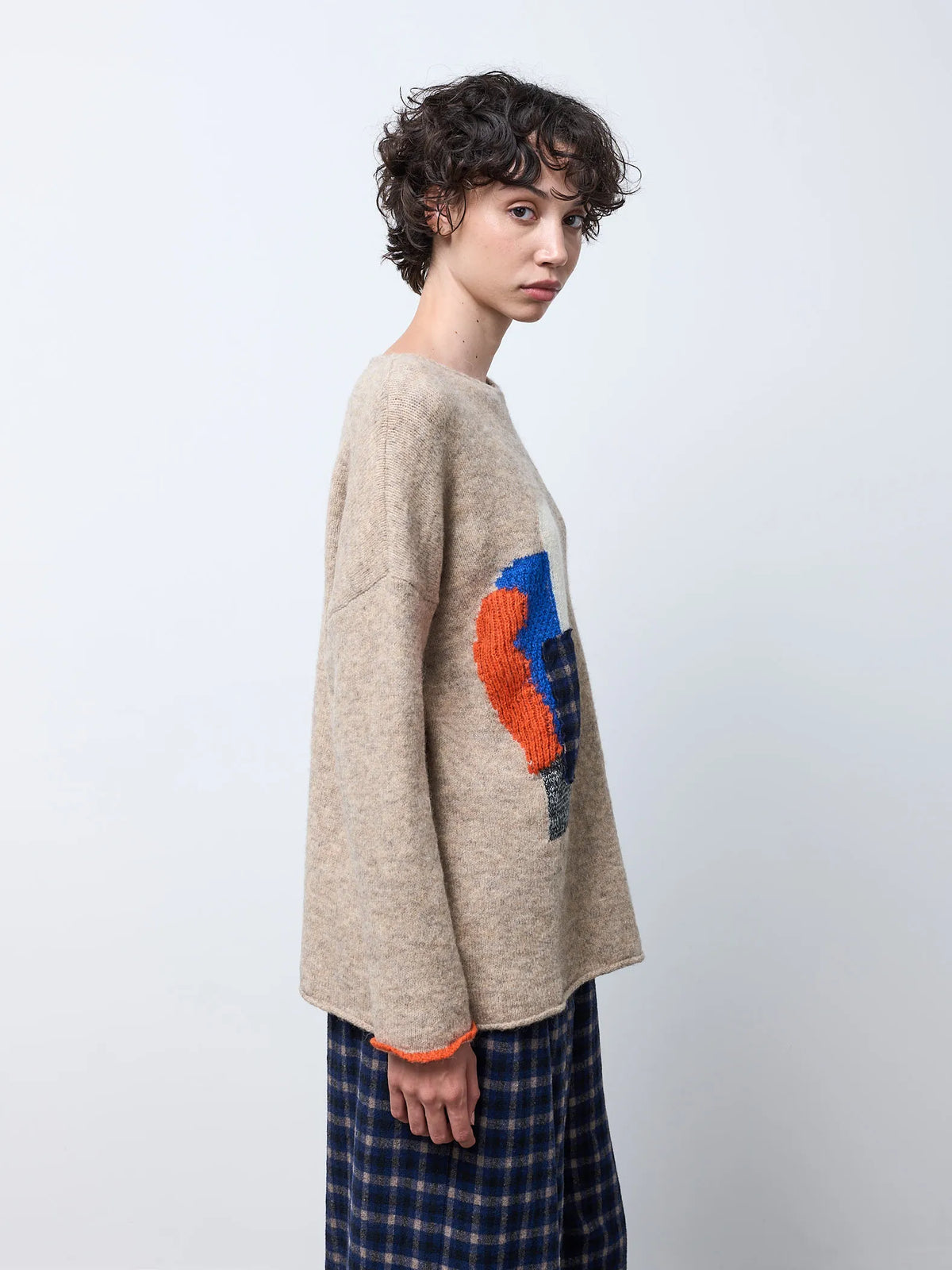 Pullover patch — ALMOND