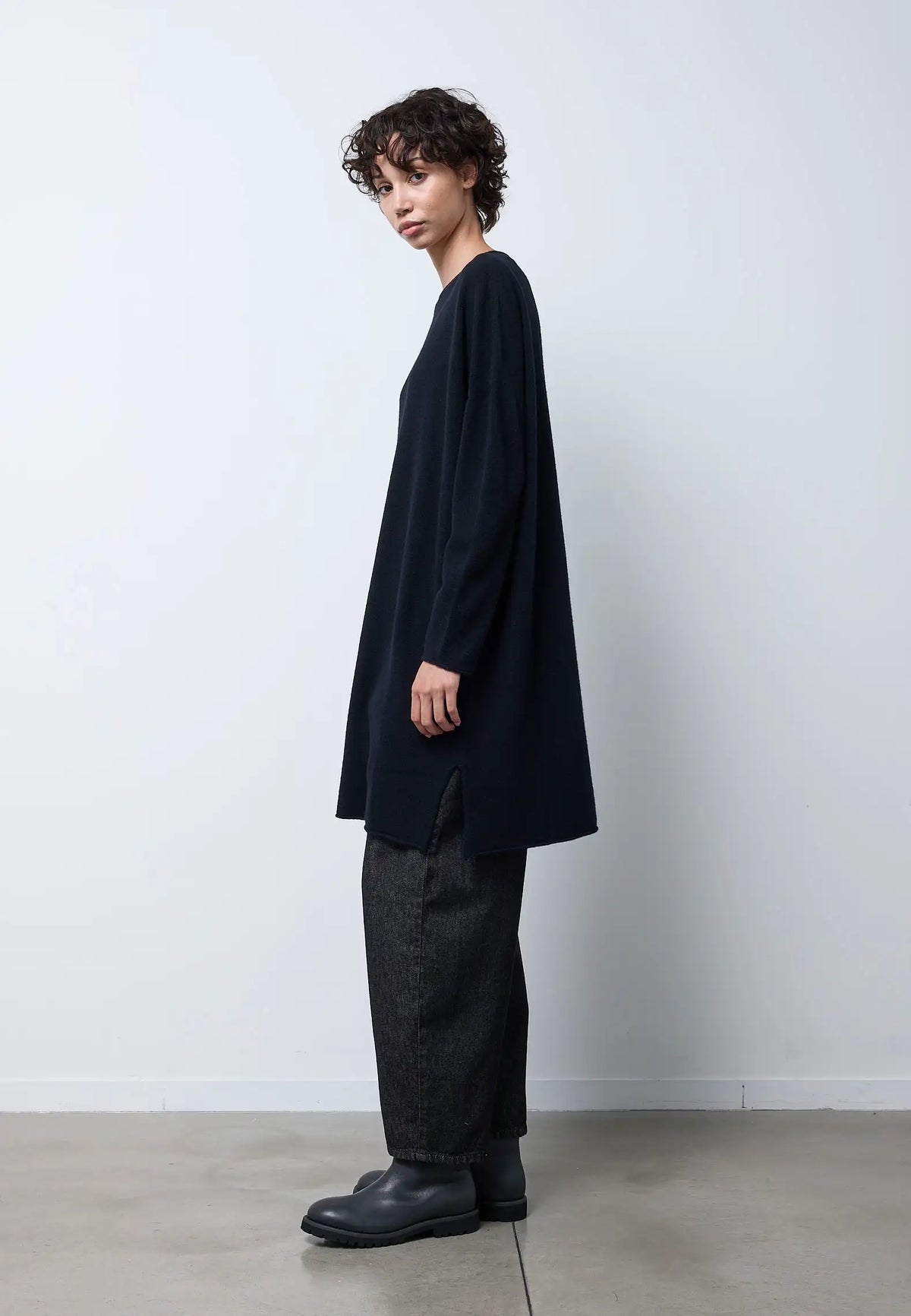 Maglia over merinos — NERO