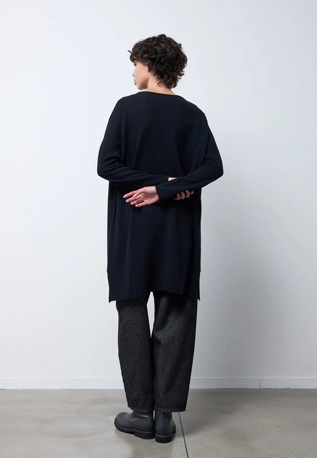 Maglia over merinos — NERO