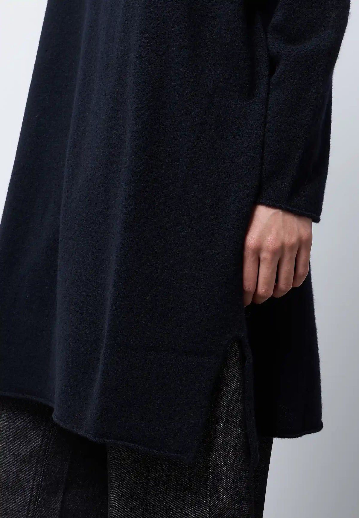 Maglia over merinos — NERO