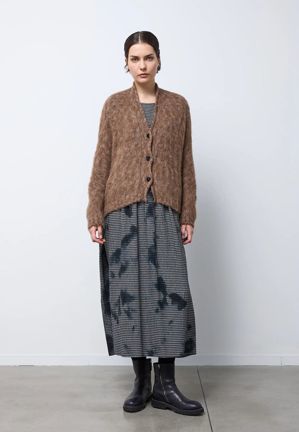 Cardigan v/neck costa — AMBRA