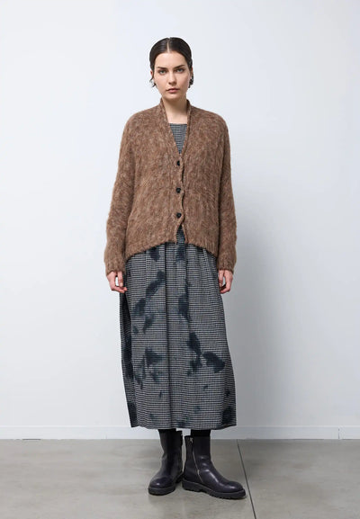 Cardigan v/neck costa — AMBRA