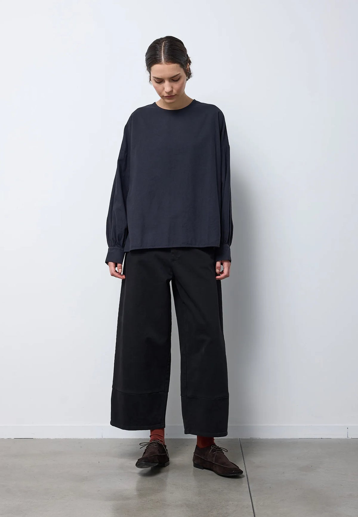 Blusa manica palloncino — ARDESIA