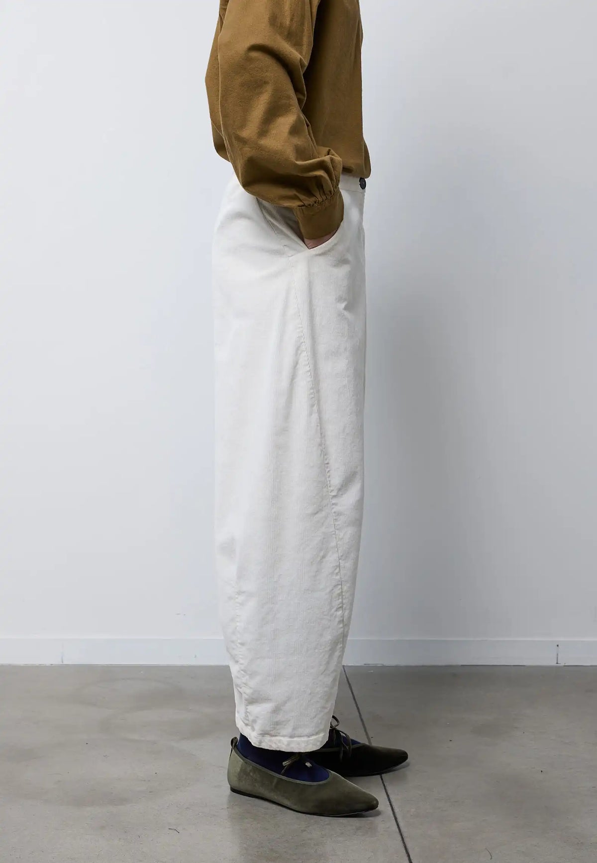 Pantalone ovetto slim — IVORY