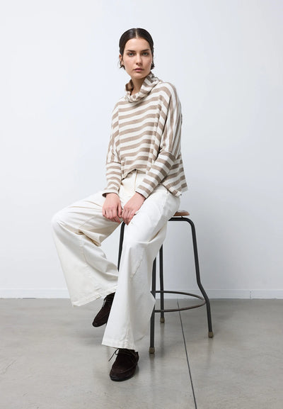 Pantalone regular — IVORY