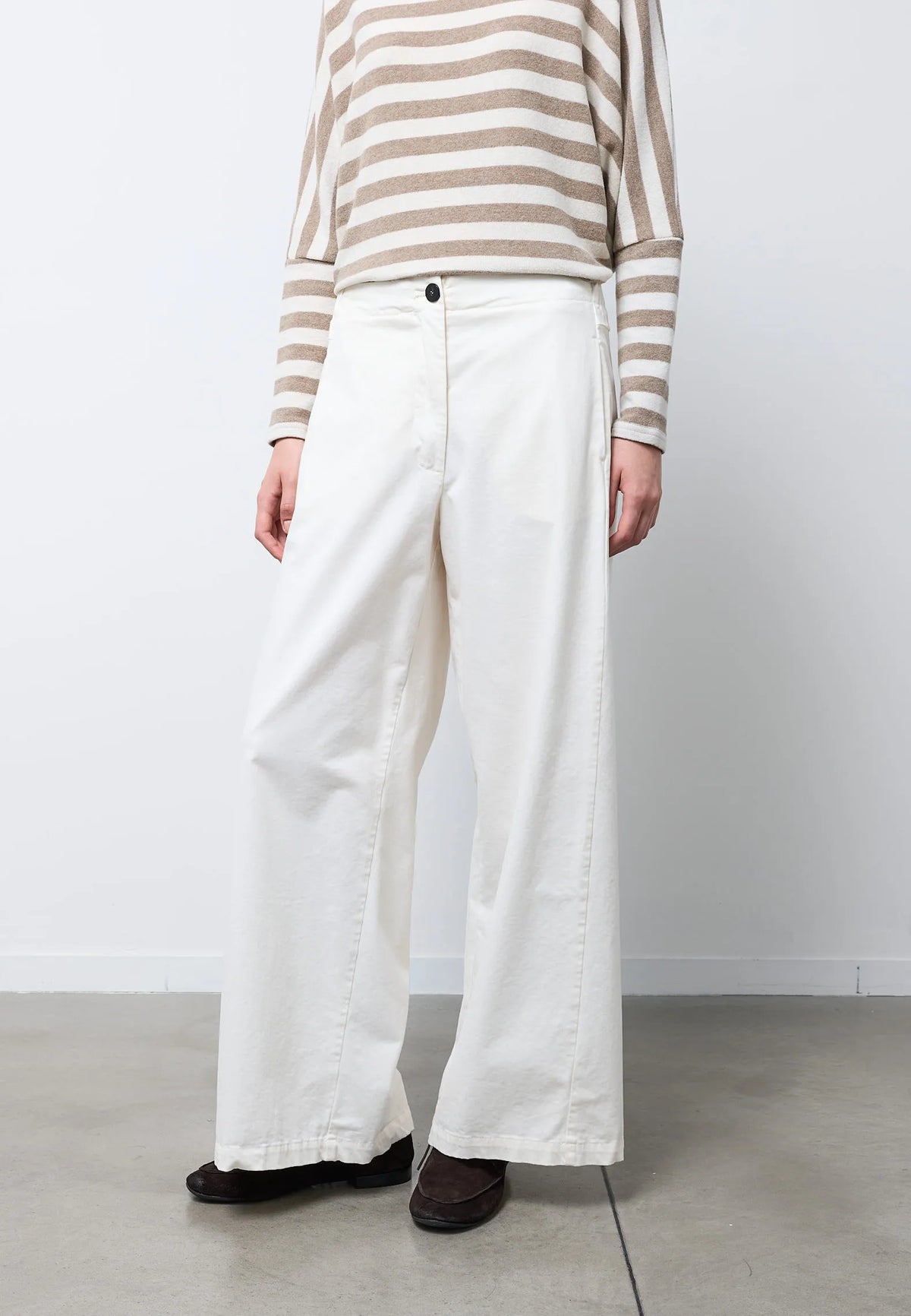 Pantalone regular — IVORY