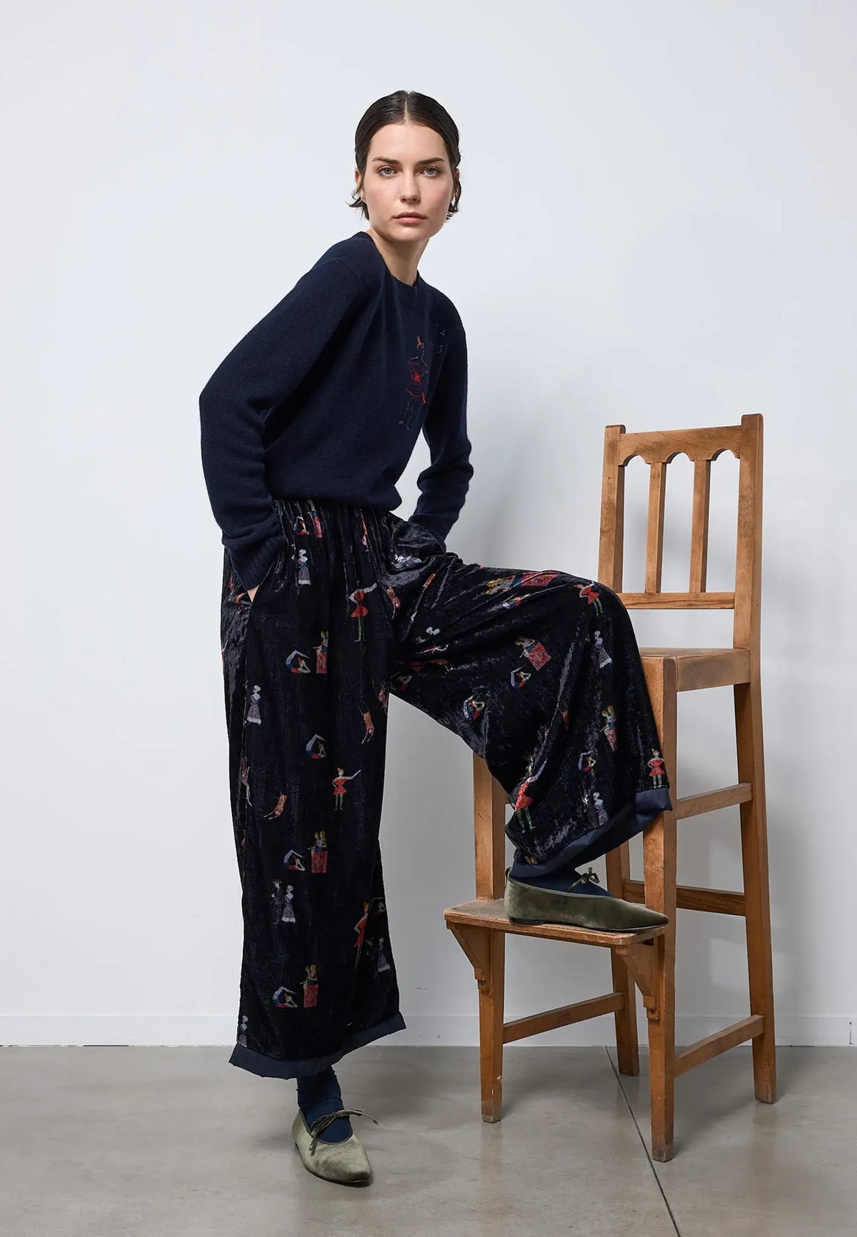 Pantalone velluto circo — COTONE VICHY