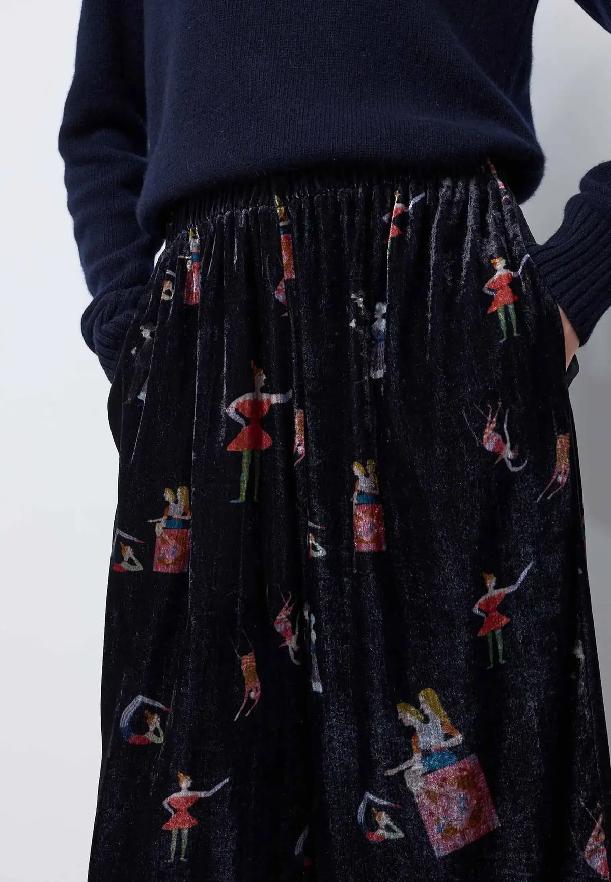 Pantalone velluto circo — COTONE VICHY