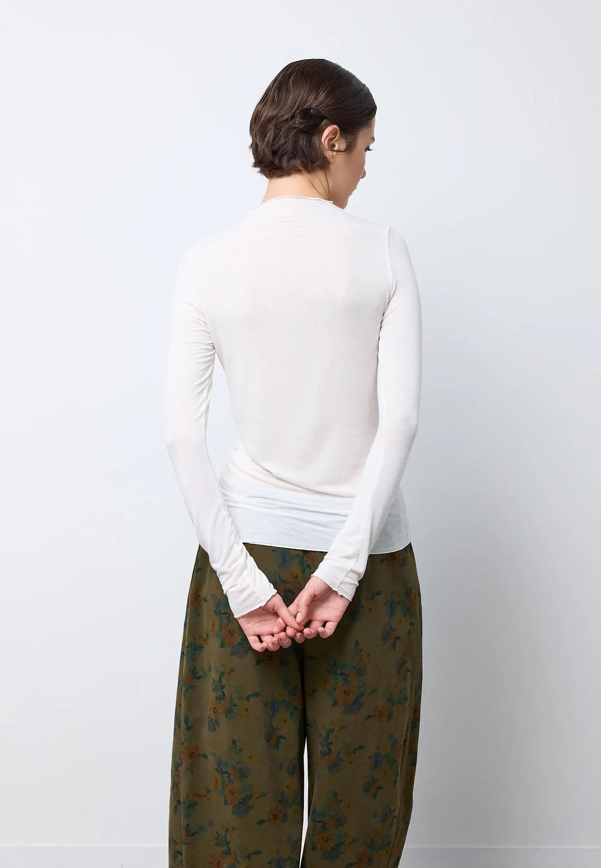 Maglia collo cratere — IVORY
