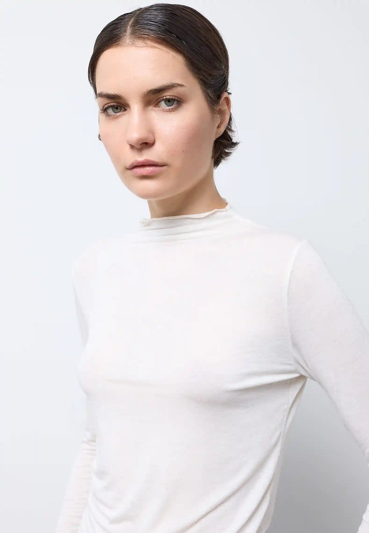 Maglia collo cratere — IVORY