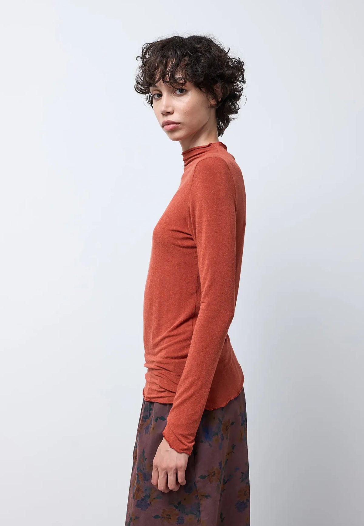 Maglia collo cratere — ROSSO