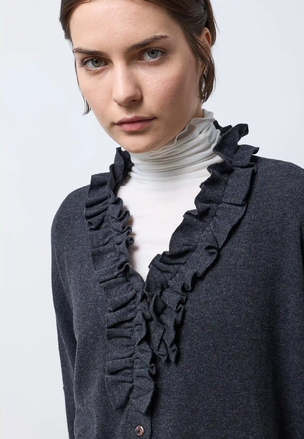 Cardigan ruche — CARBONE