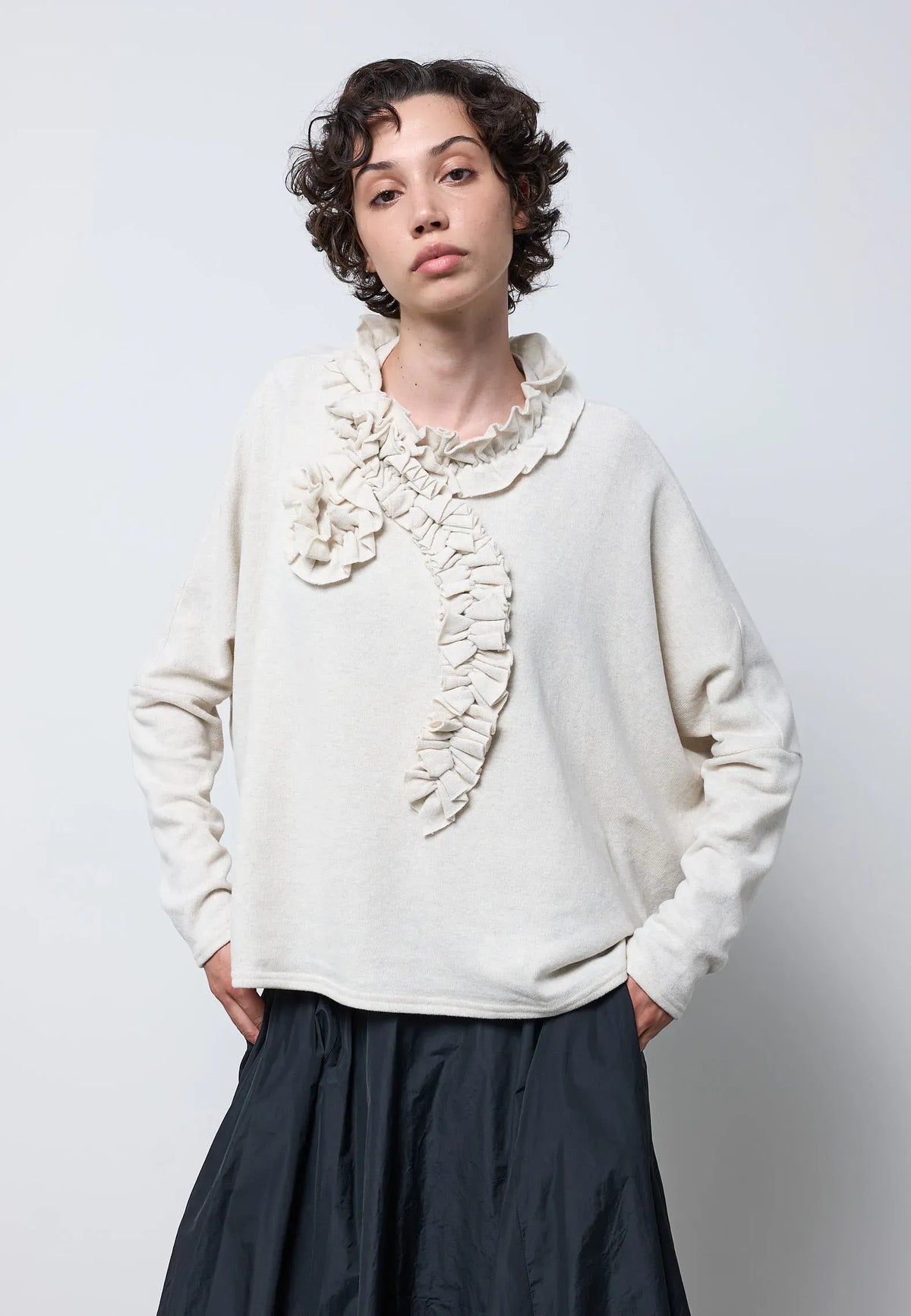 Pullover ruches — IVORY