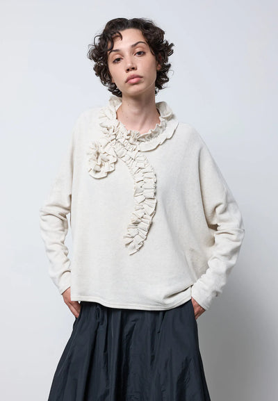 Pullover ruches — IVORY