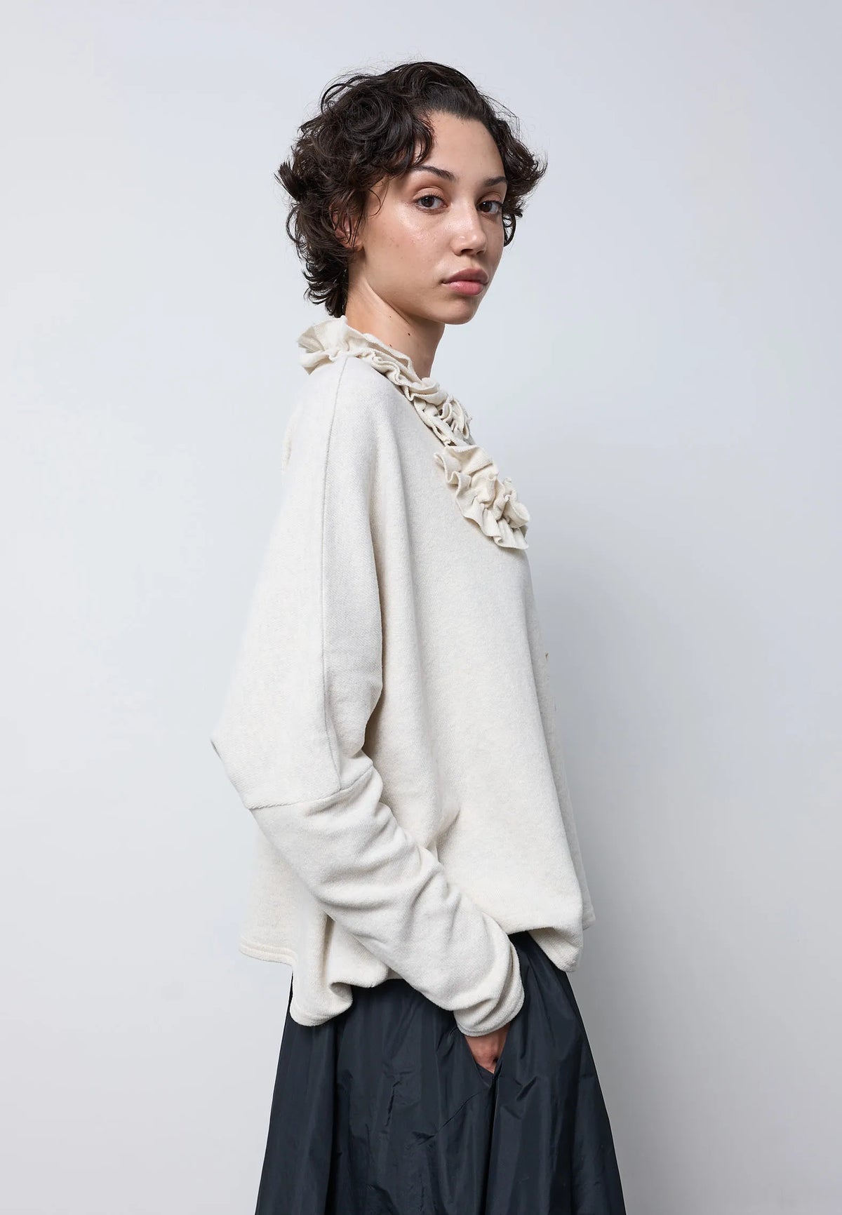 Pullover ruches — IVORY