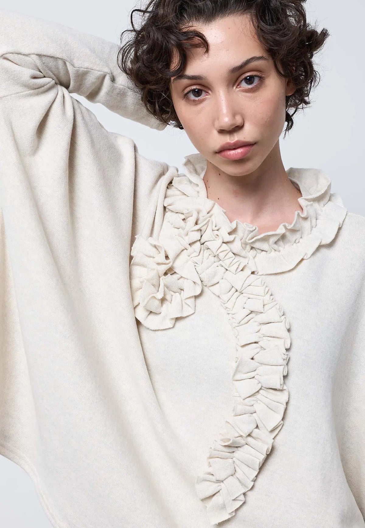 Pullover ruches — IVORY