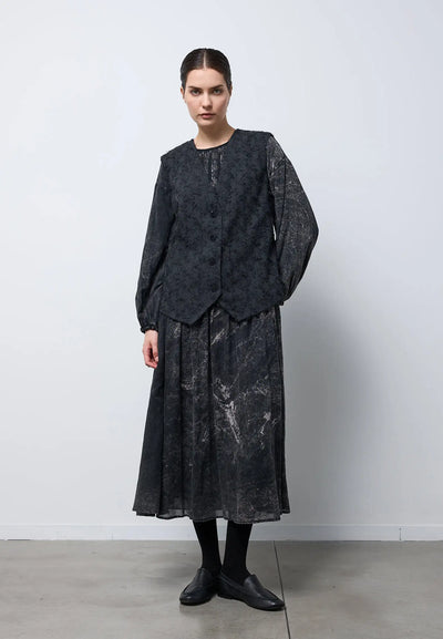 Gilet con laccio — CHARCOAL