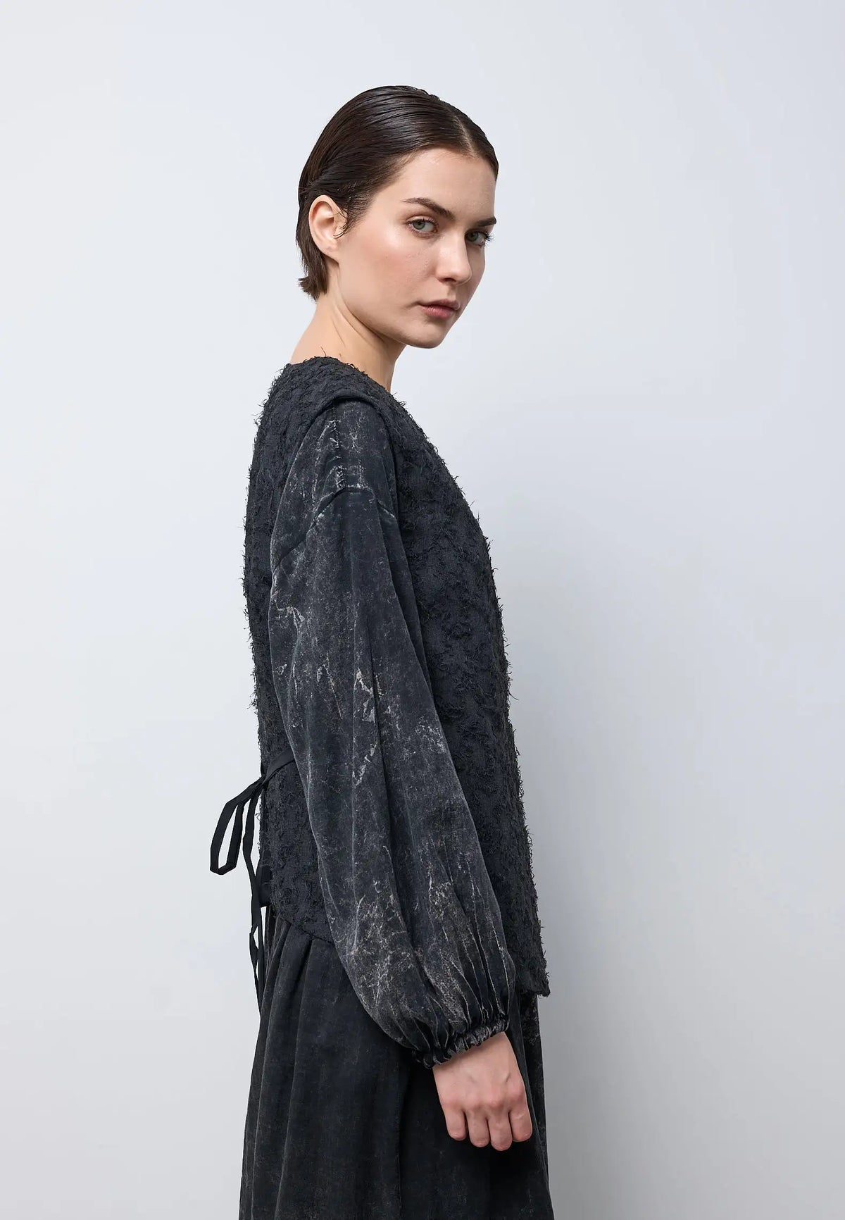 Gilet con laccio — CHARCOAL
