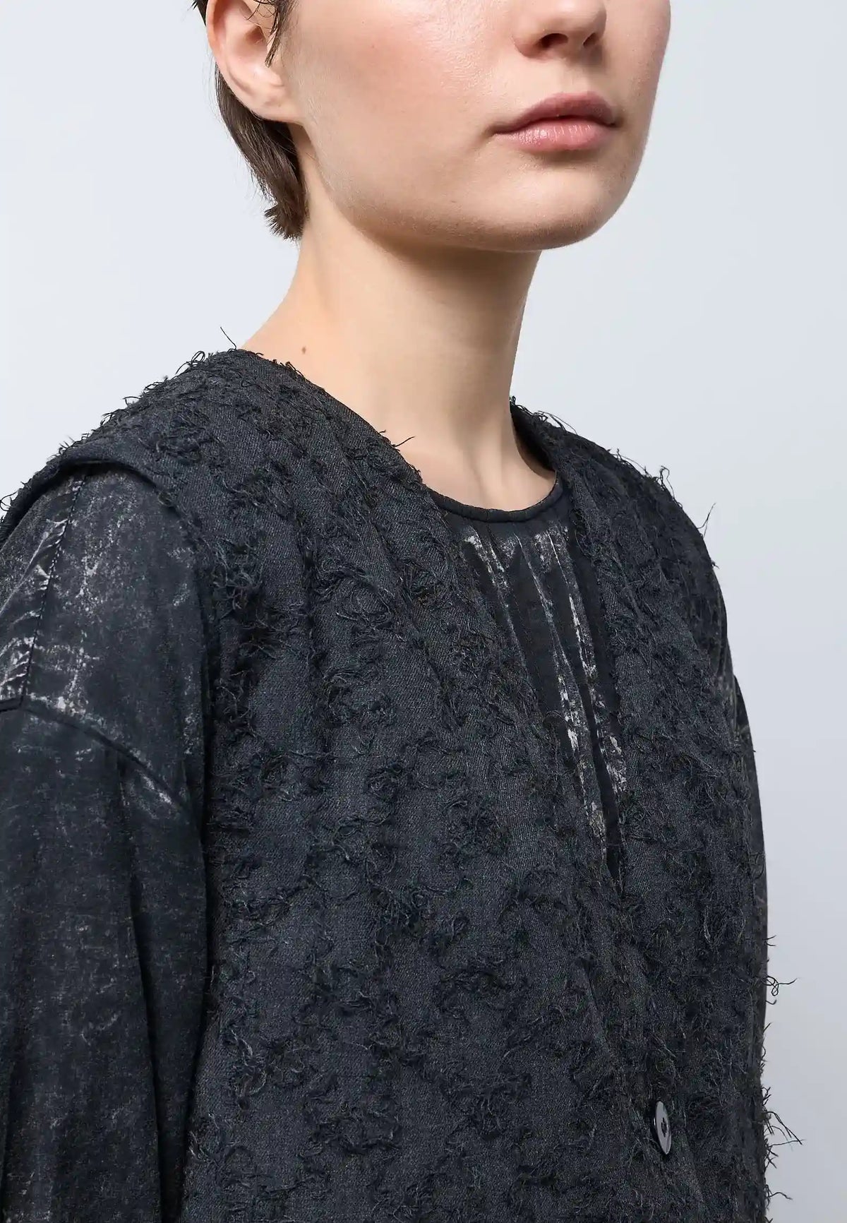 Gilet con laccio — CHARCOAL