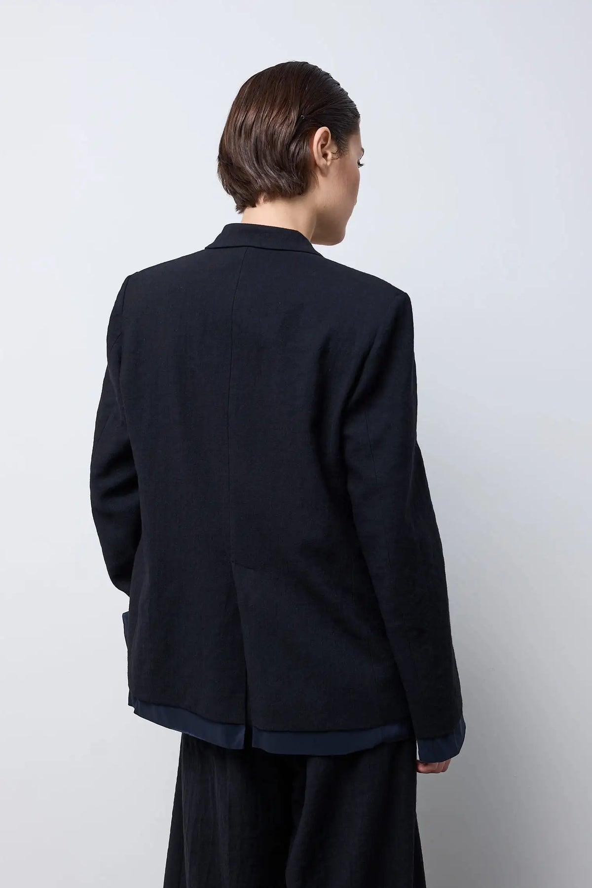 Giacca due bottoni — NERO