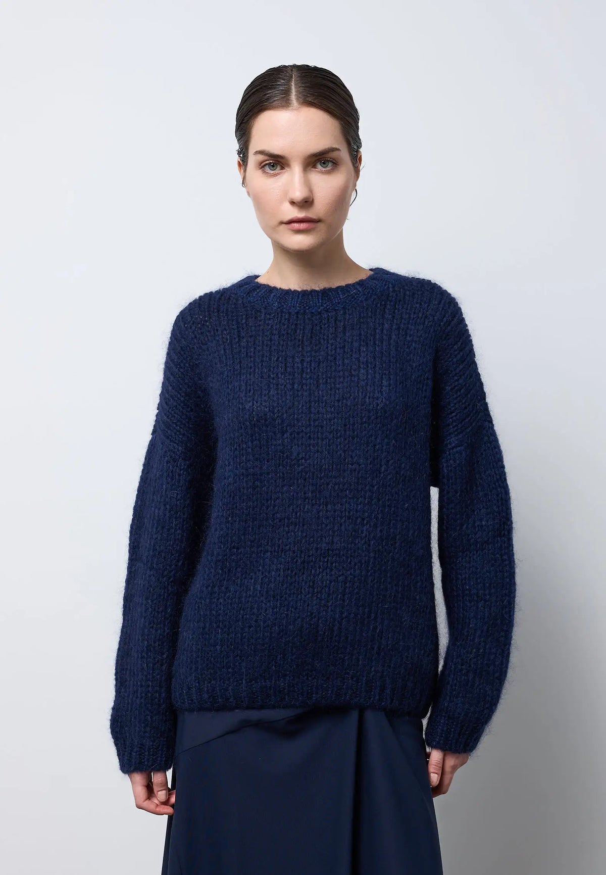 Maglia girocollo — BLU