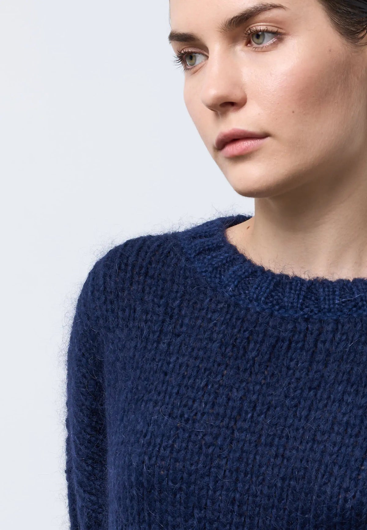 Maglia girocollo — BLU