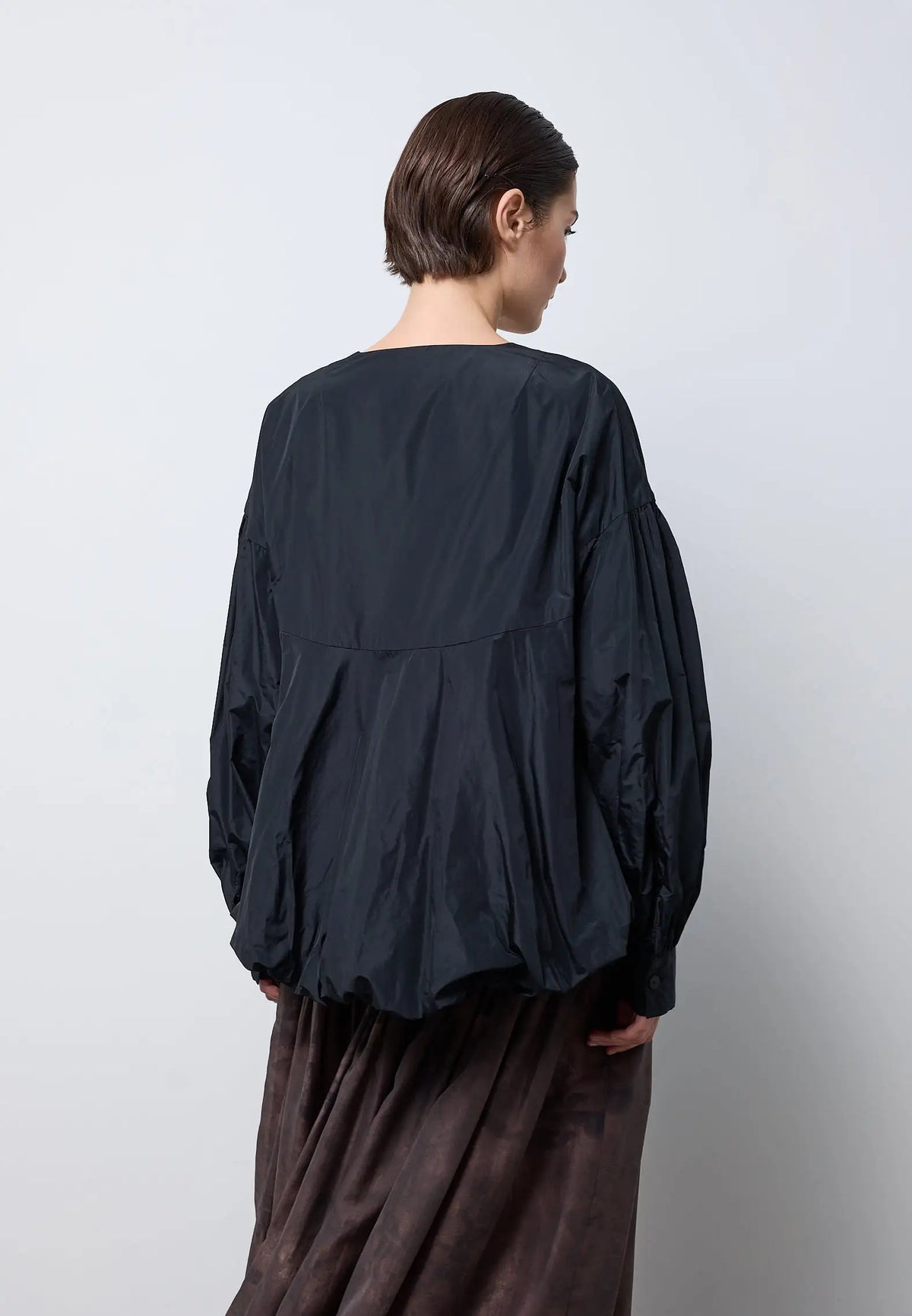 Camicia palloncino — NERO