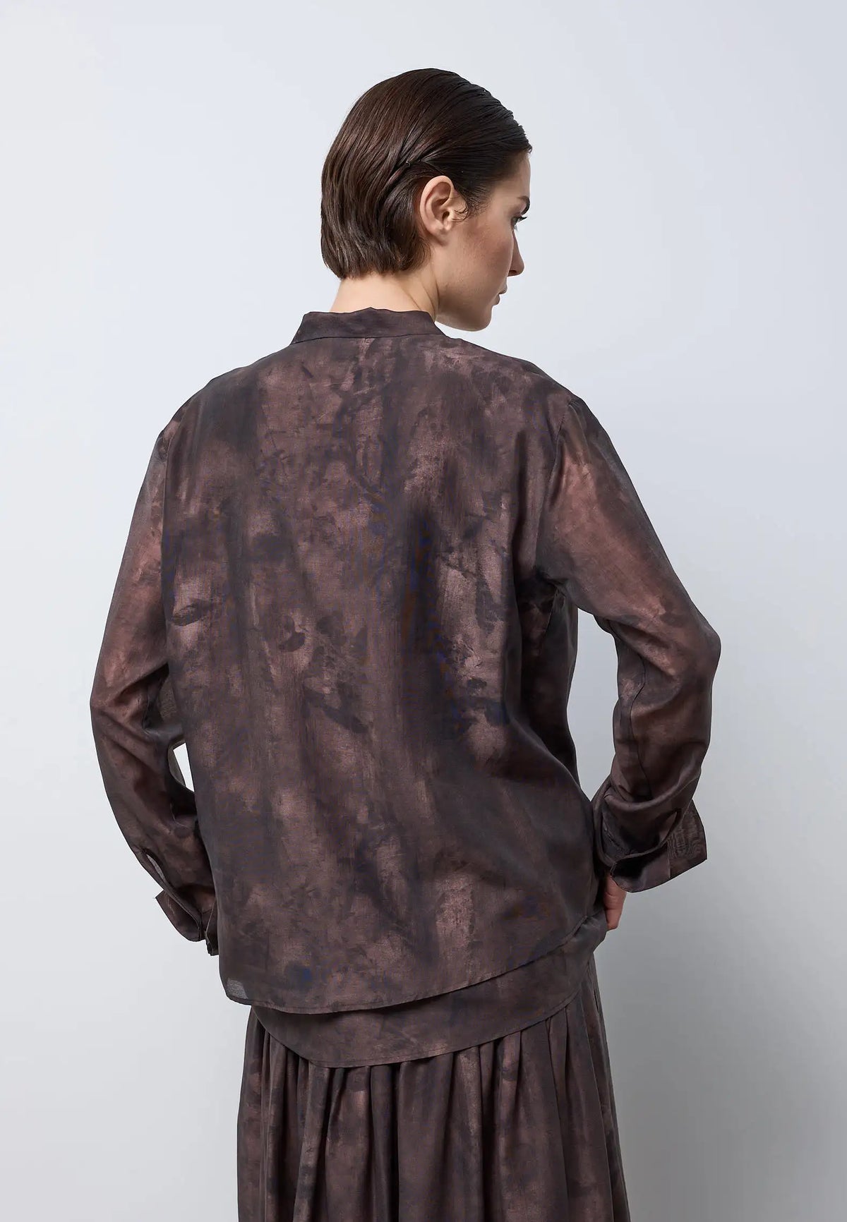 Blusa con nastro — MAUVE