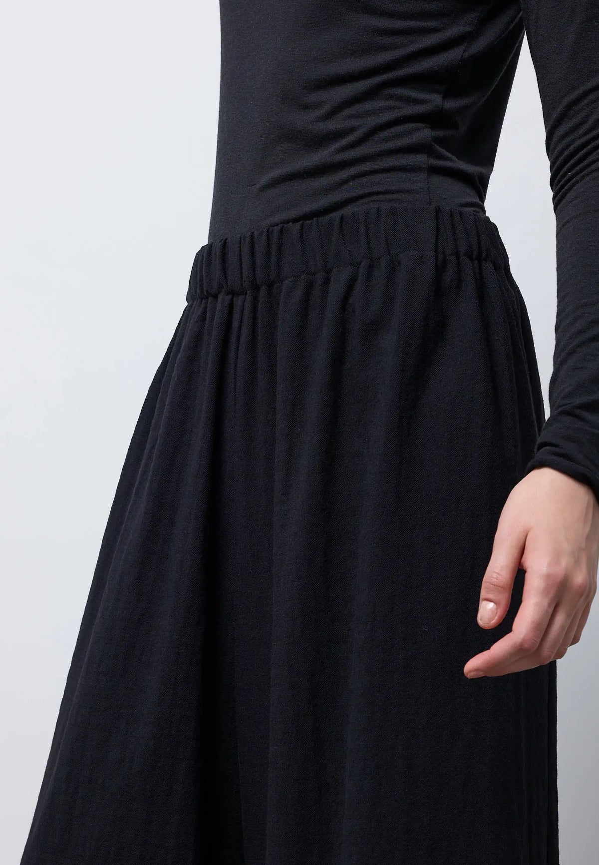 Pantalone palazzo — NERO