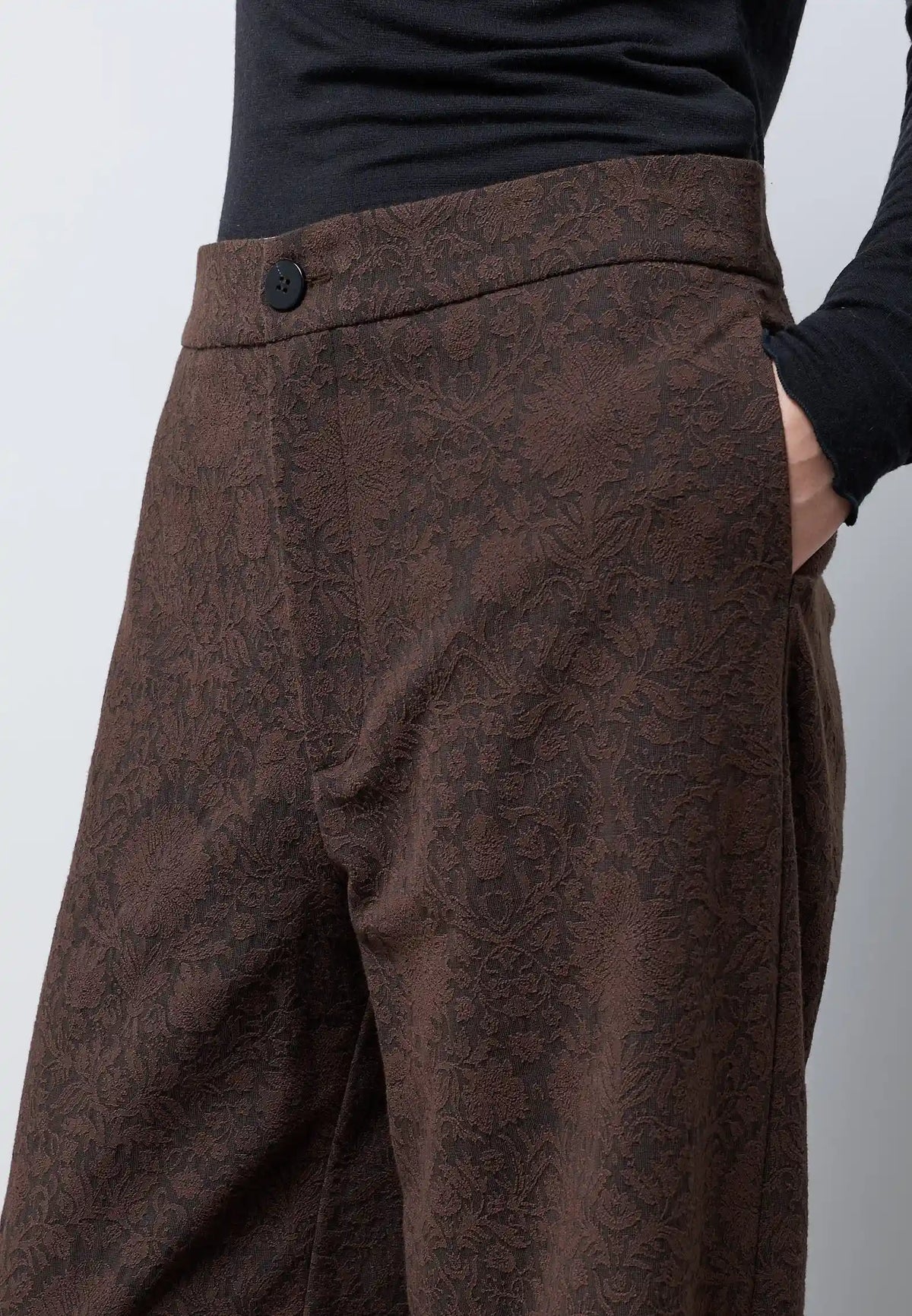 Pantalone gentil donna — BROWN